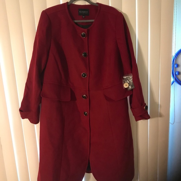 NWT - Scarlet Red coat - Picture 2 of 2